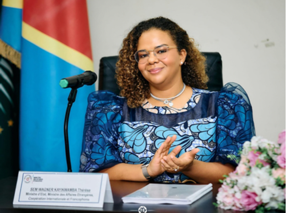 Signature d’une déclaration de principes , Washington : Thérèse Kayikwamba appelle à une mise en œuvre fondée sur la responsabilité et des actions concrètes